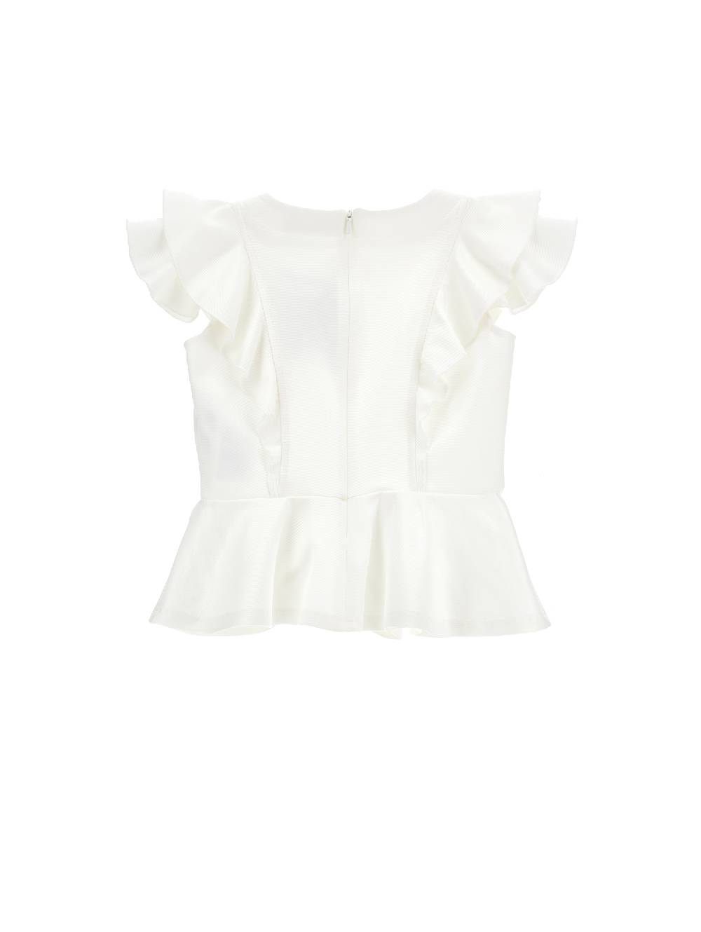 Monnalisa Top Con Rosa Applicata