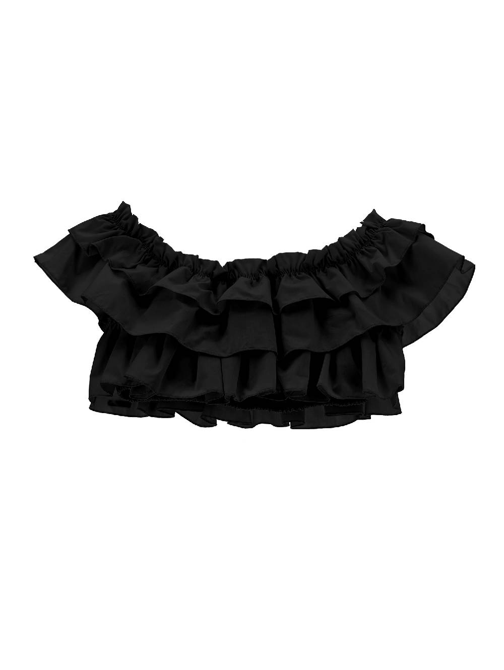 Monnalisa Top Cotone Frou Frou