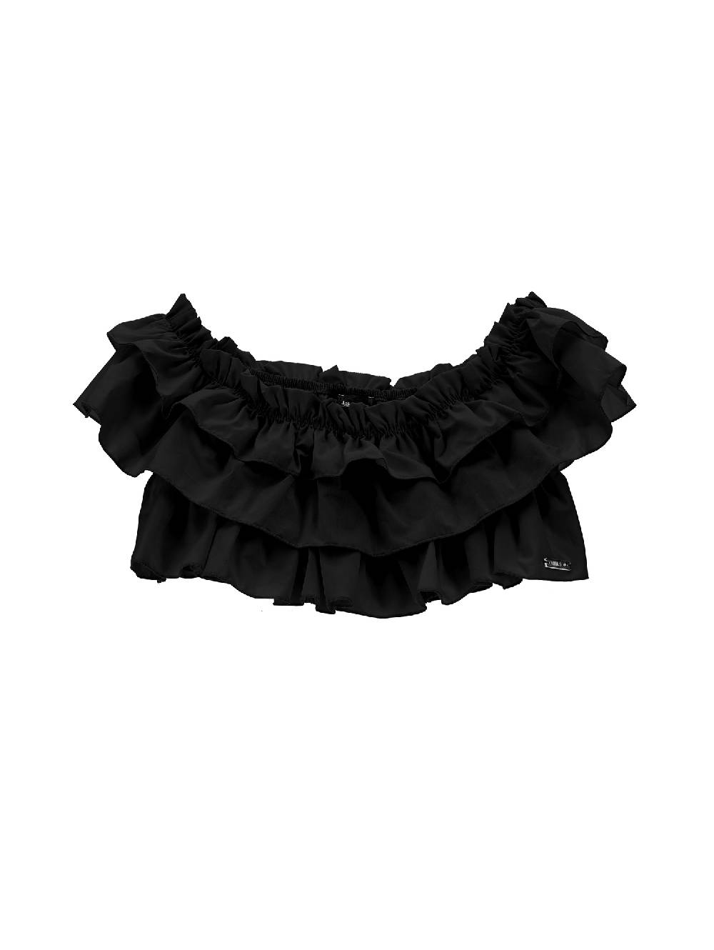 Monnalisa Top cotone frou frou