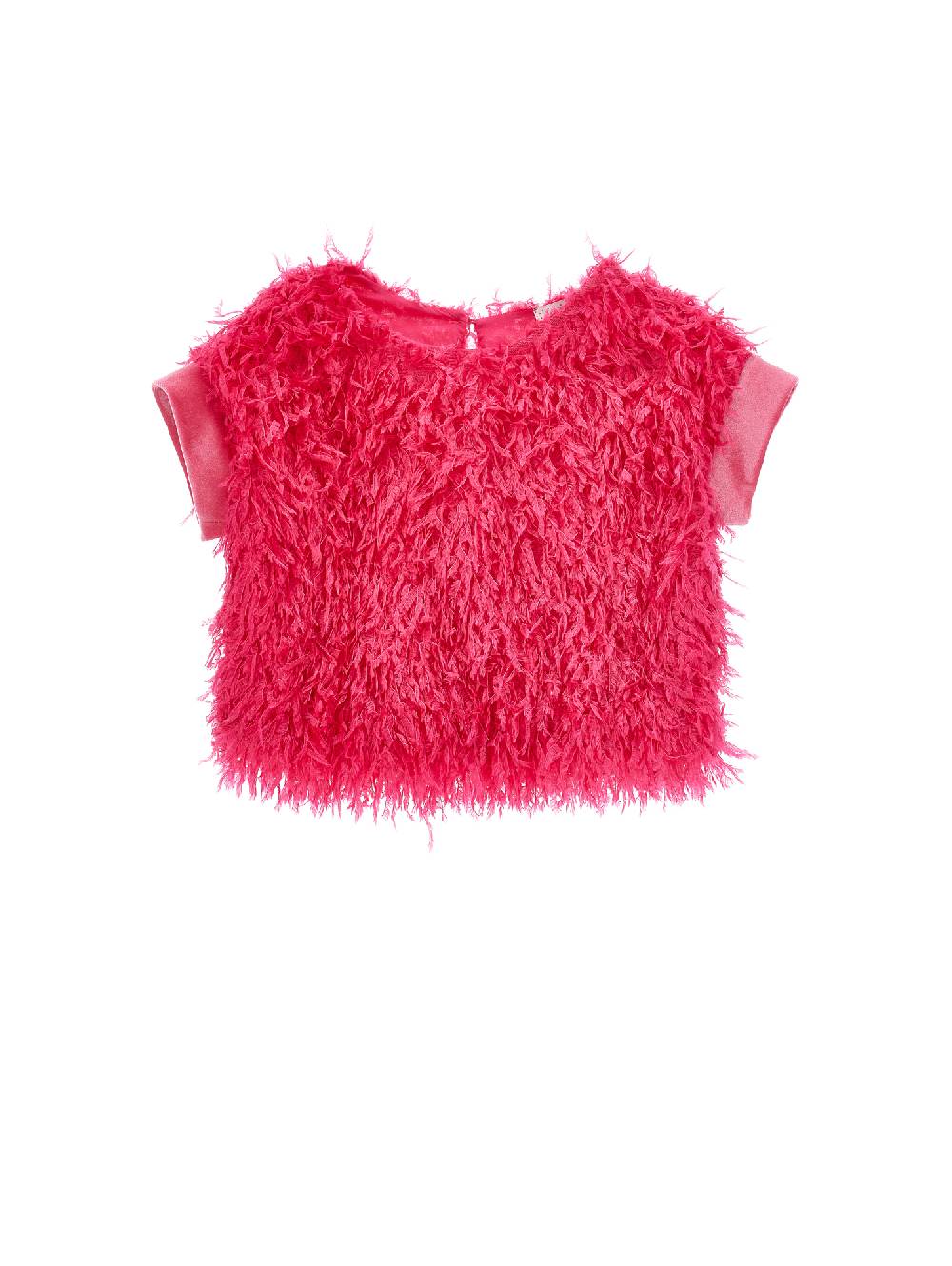 Monnalisa Top effetto piumette