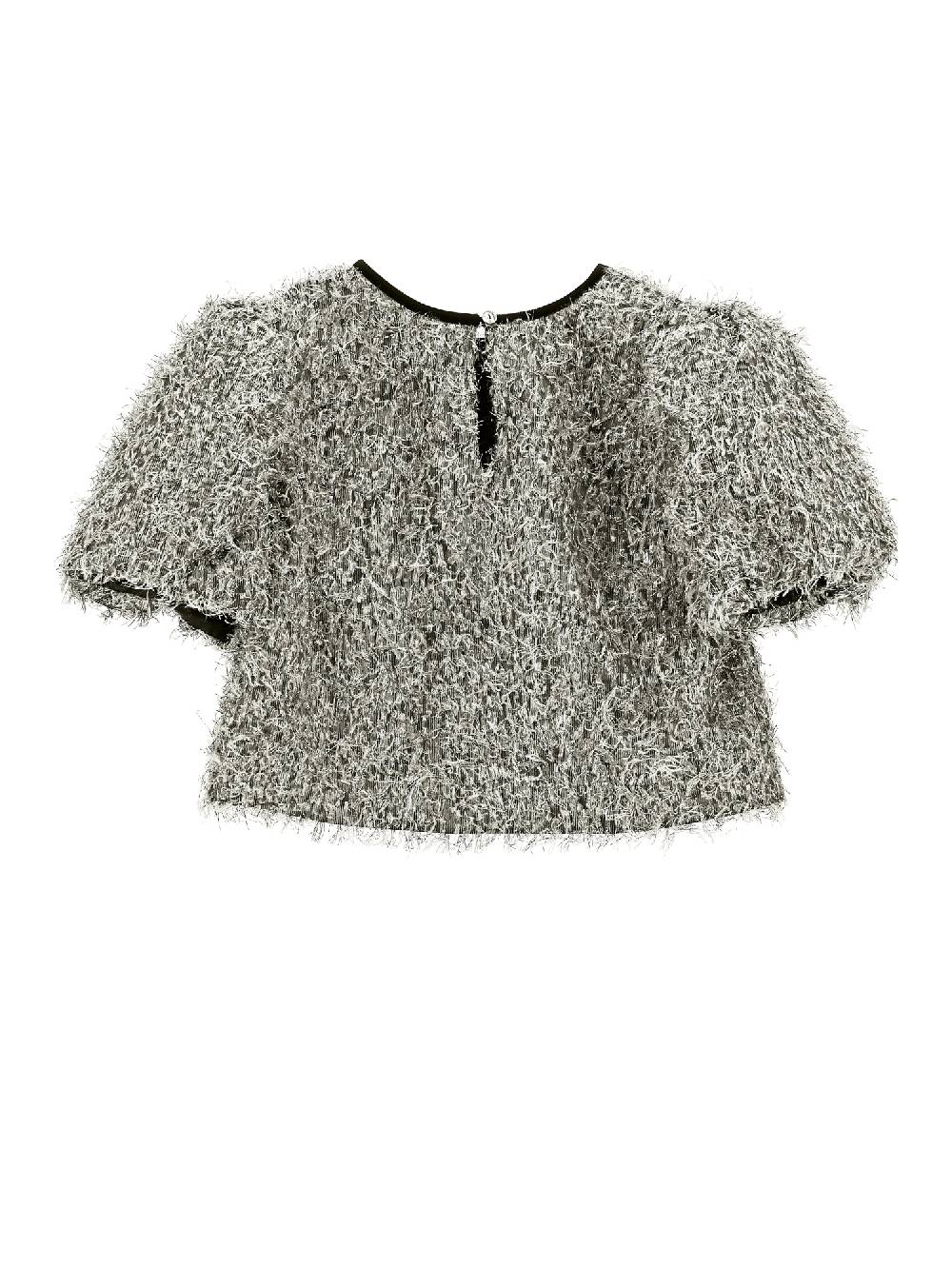 Monnalisa Top Frange Lurex