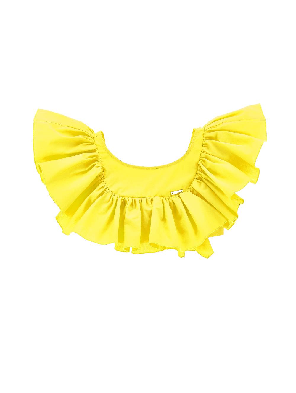 Monnalisa Top popeline con volants