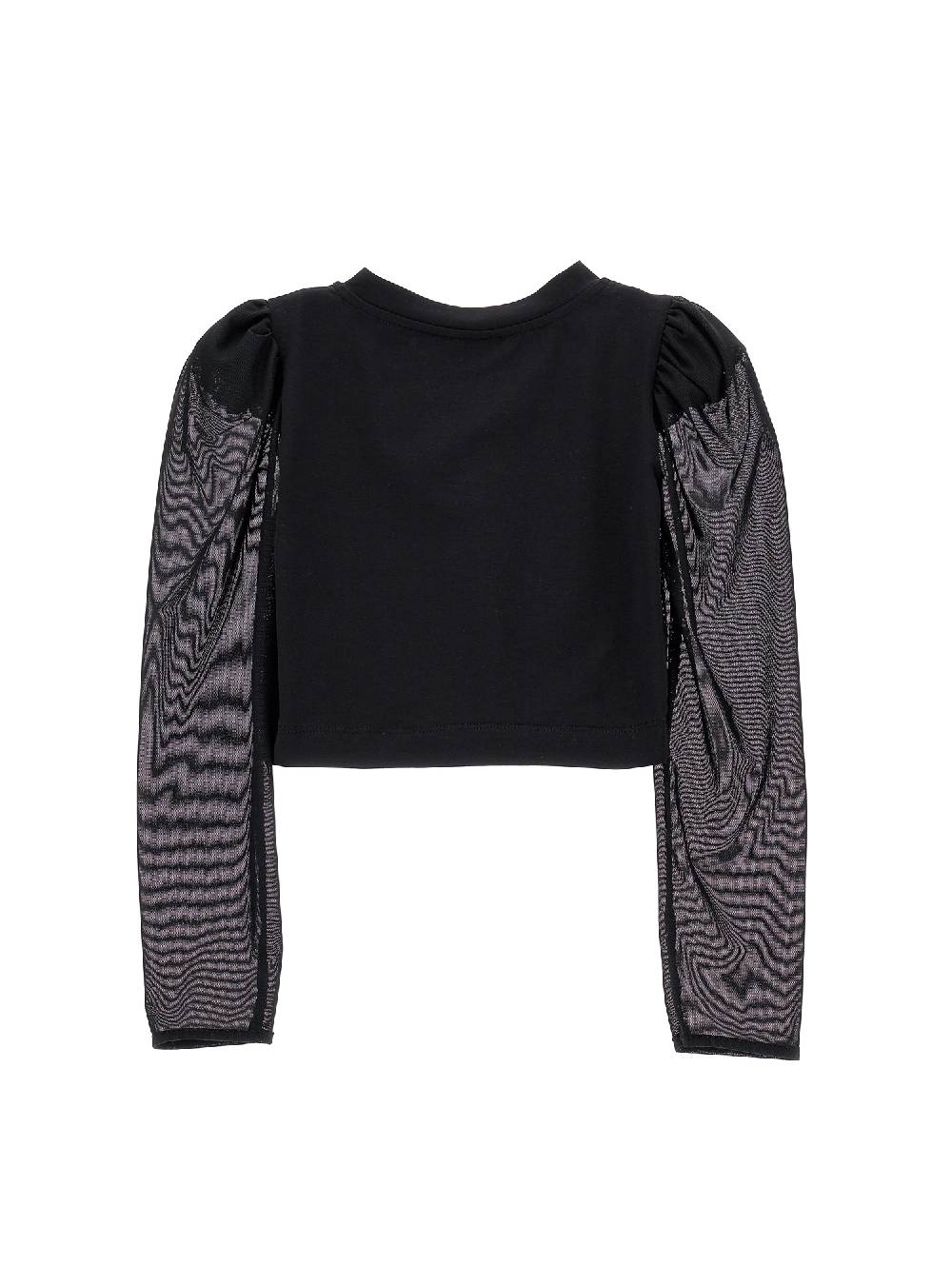 Monnalisa Top Tulle E Borchiette