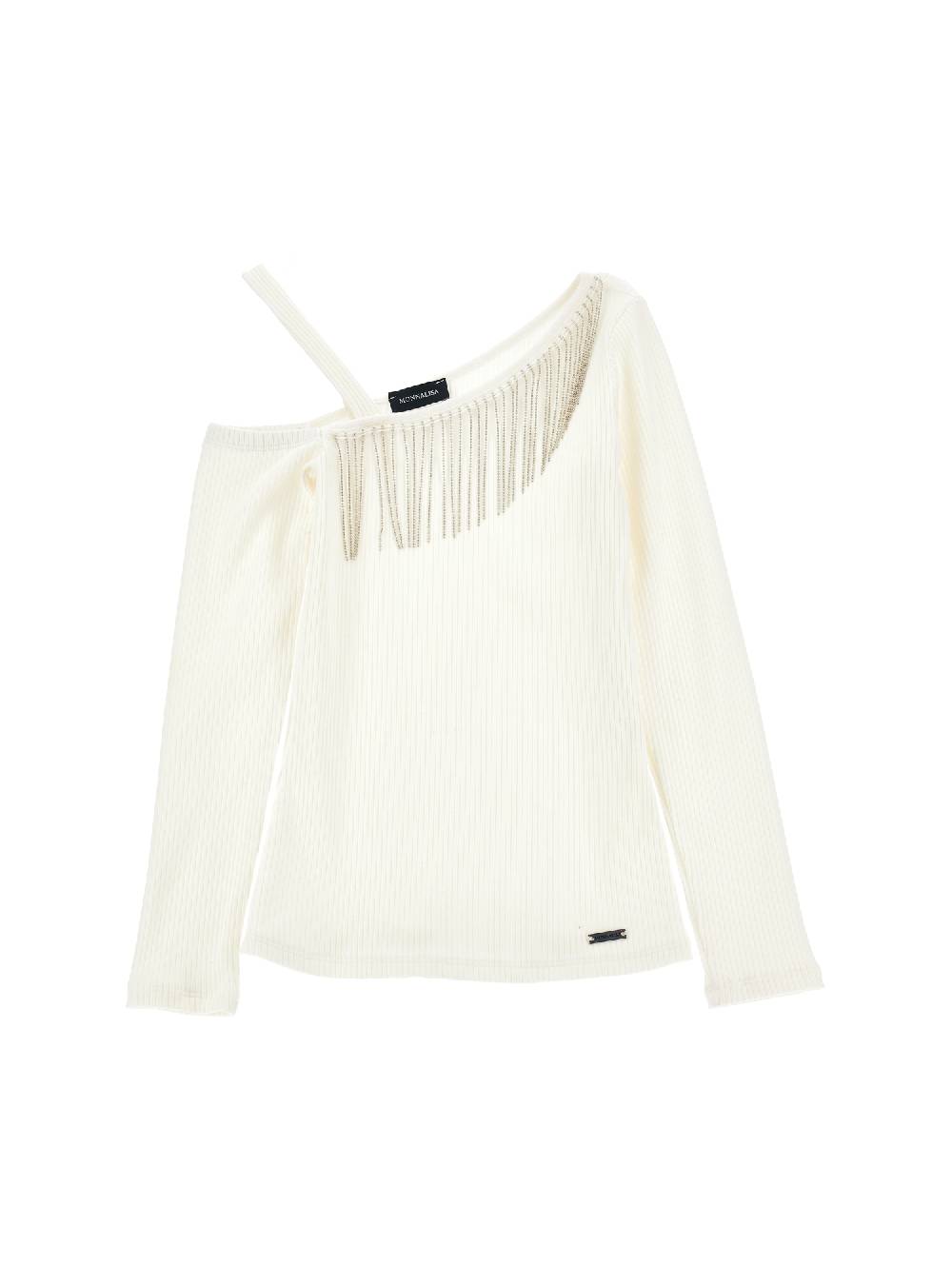 Monnalisa Top viscosa monospalla