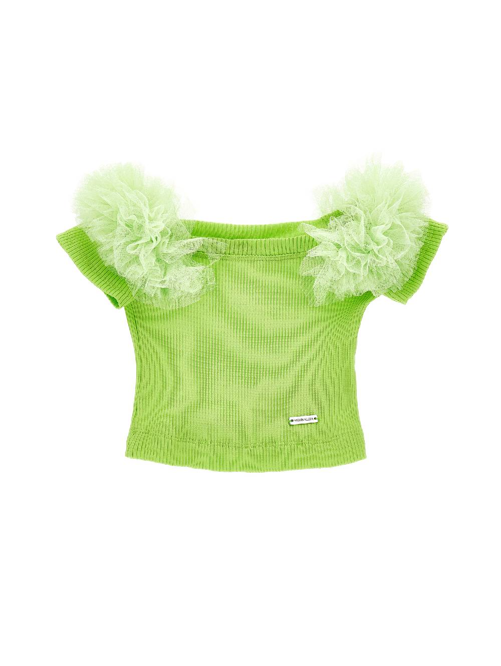 Monnalisa Top viscosa tulle