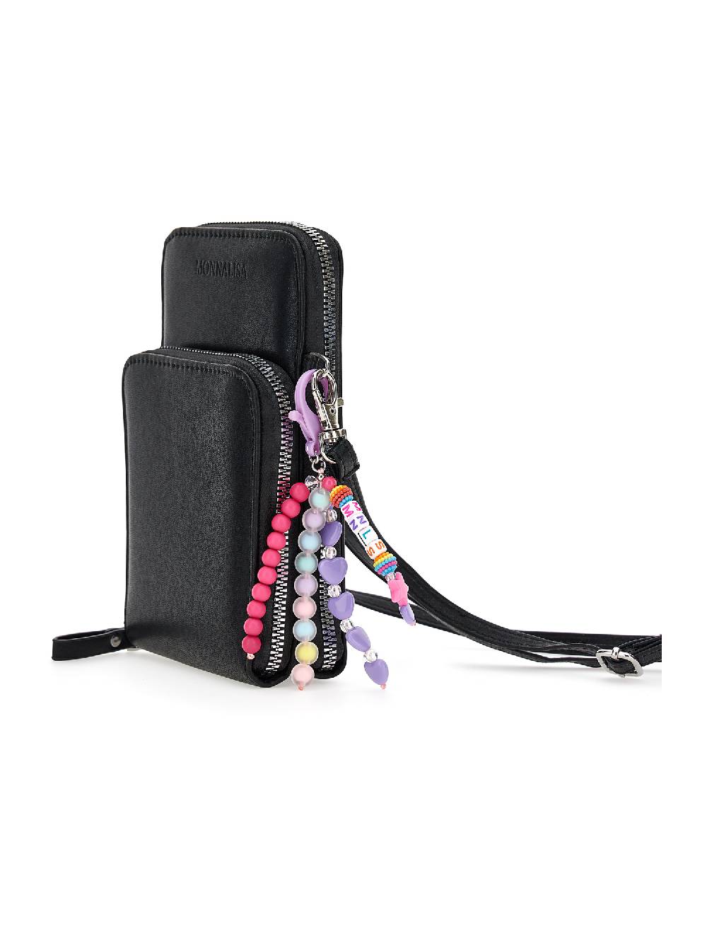 Monnalisa Tracolla Tessuto Tecnico Con Charm