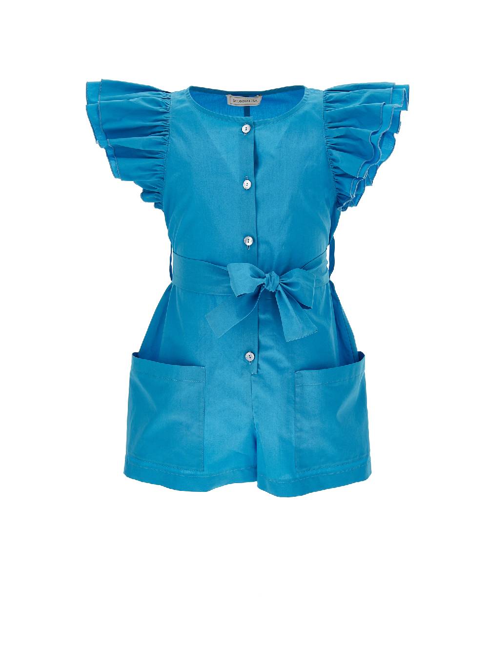 Monnalisa Tuta intera popeline con tasconi