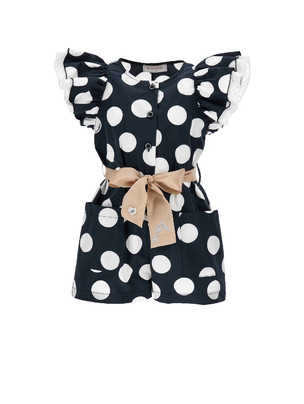 Monnalisa Tuta tela paracadute a pois