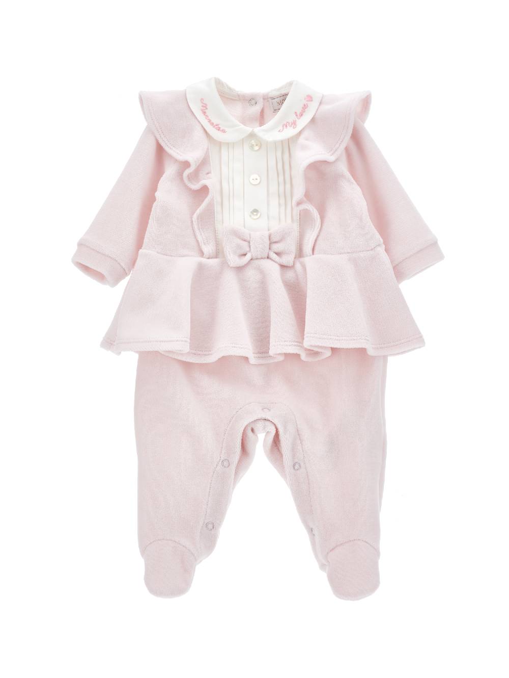 Monnalisa Tutina ciniglia con plastron