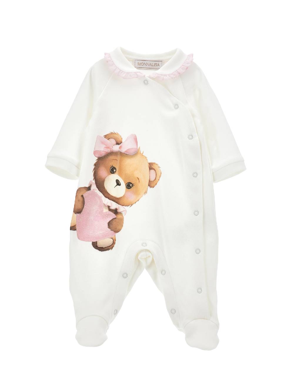 Monnalisa Tutina con colletto maxi orsetta