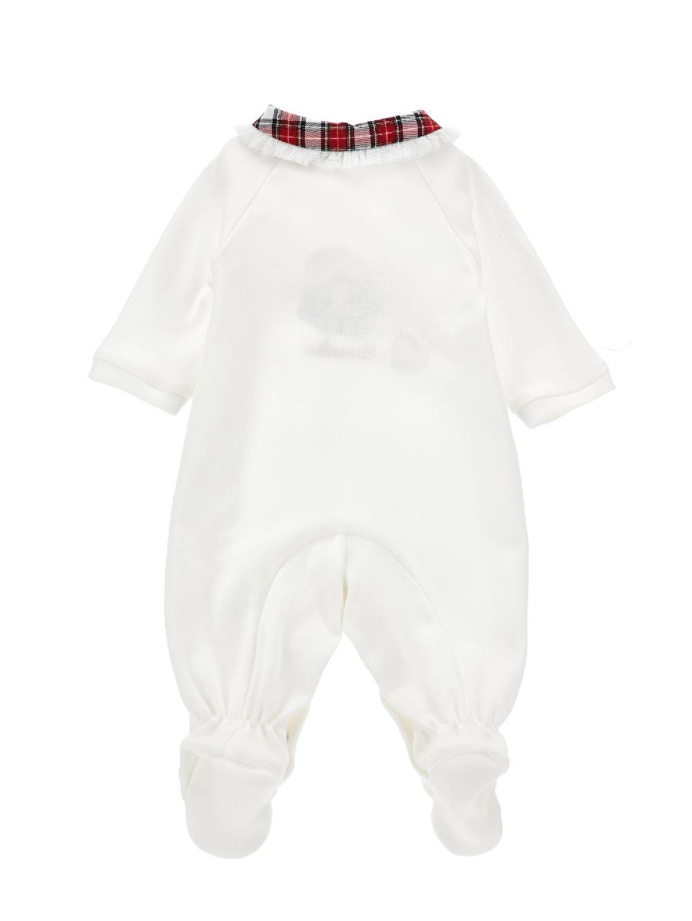 Monnalisa Tutina Cotone Colletto Tartan