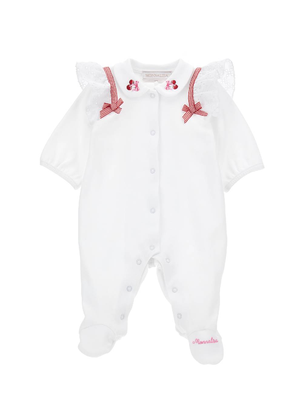 Monnalisa Tutina cotone con collettino