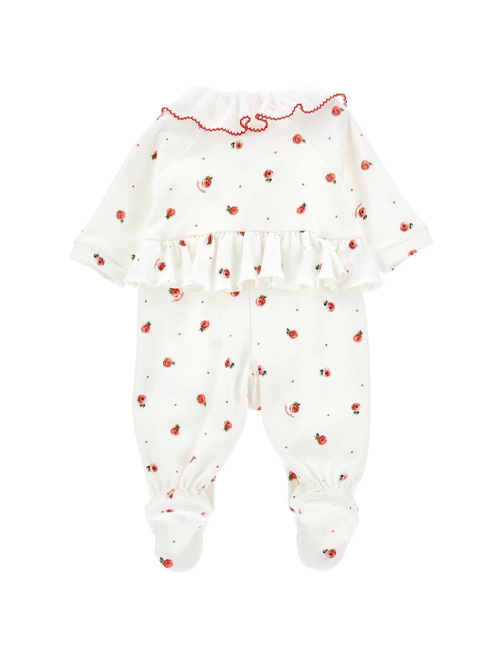 Monnalisa Tutina Cotone Con Colletto Mussola