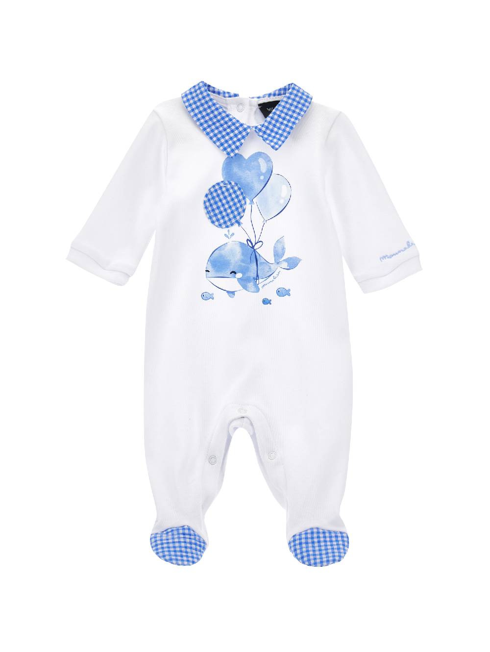 Monnalisa Tutina cotone stampa balena