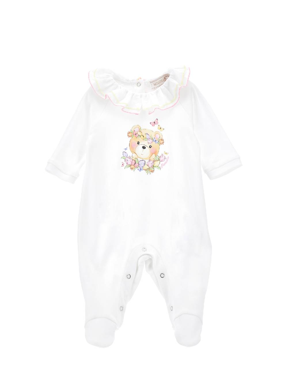 Monnalisa Tutina cotone stampa orsetta