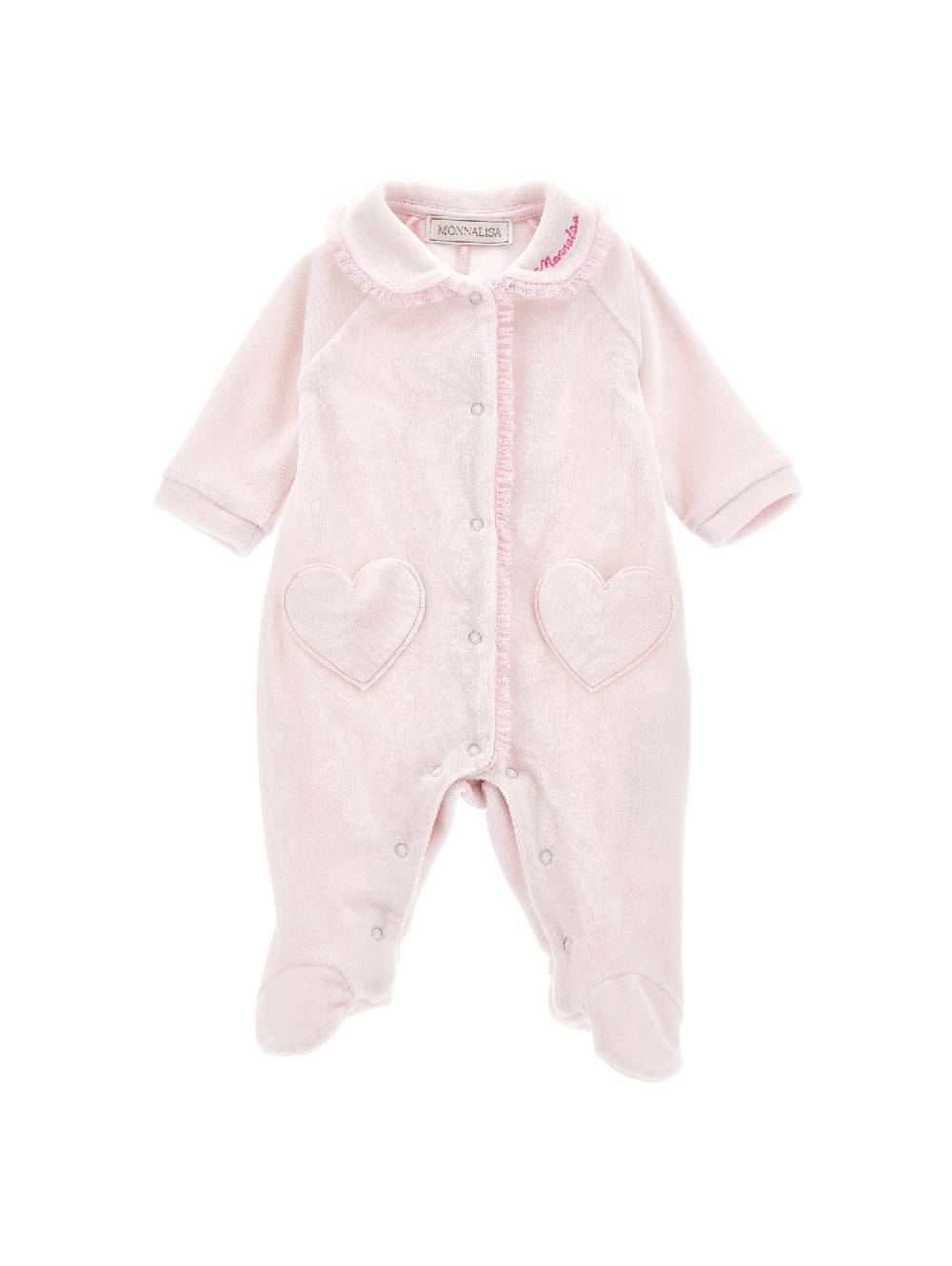 Monnalisa Tutina intera ciniglia con profili tulle