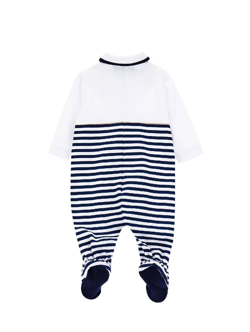 Monnalisa Tutina Righe Aperta Davanti