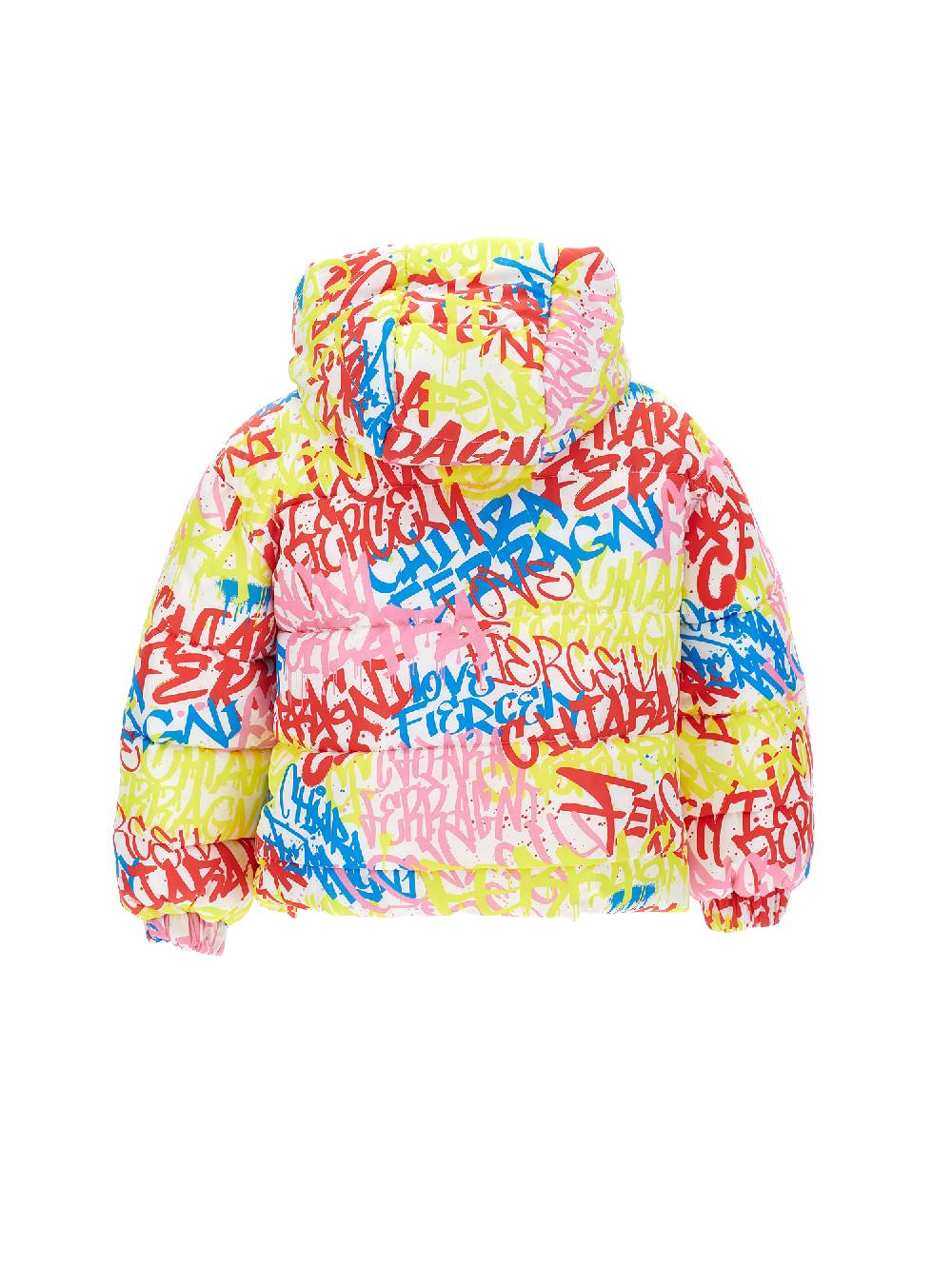 Monnalisa Piumino Tecnico CF Graffiti Con Imbottitura Riciclata