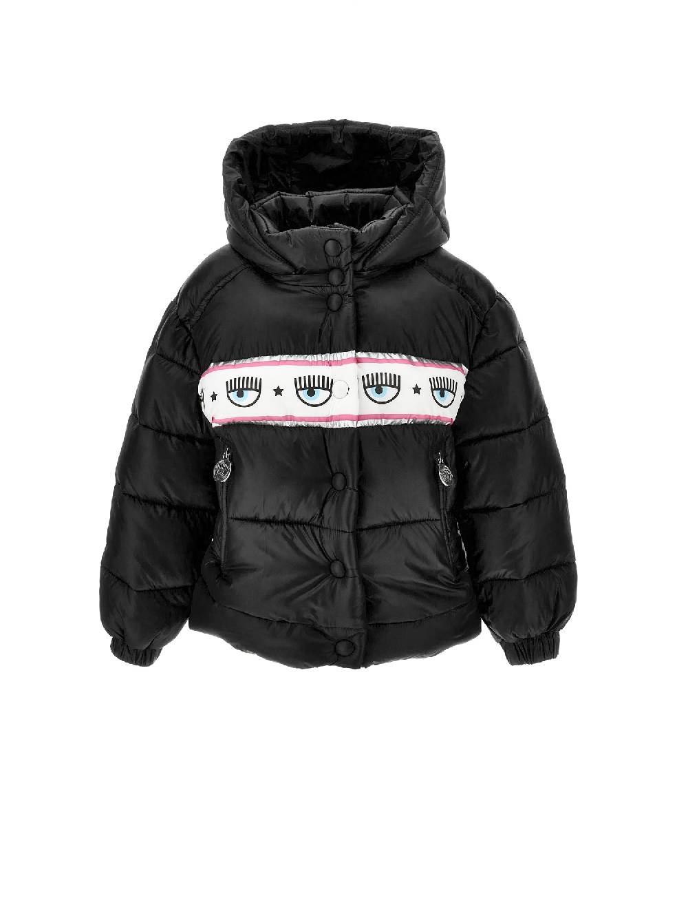 Monnalisa Piumino tecnico Maxilogomania con imbottitura riciclata