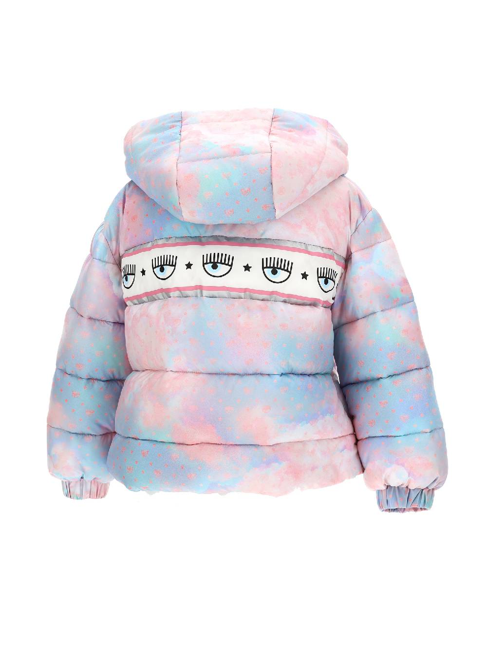 Monnalisa Piumino Tessuto Tecnico CF Clouds Maxilogomania