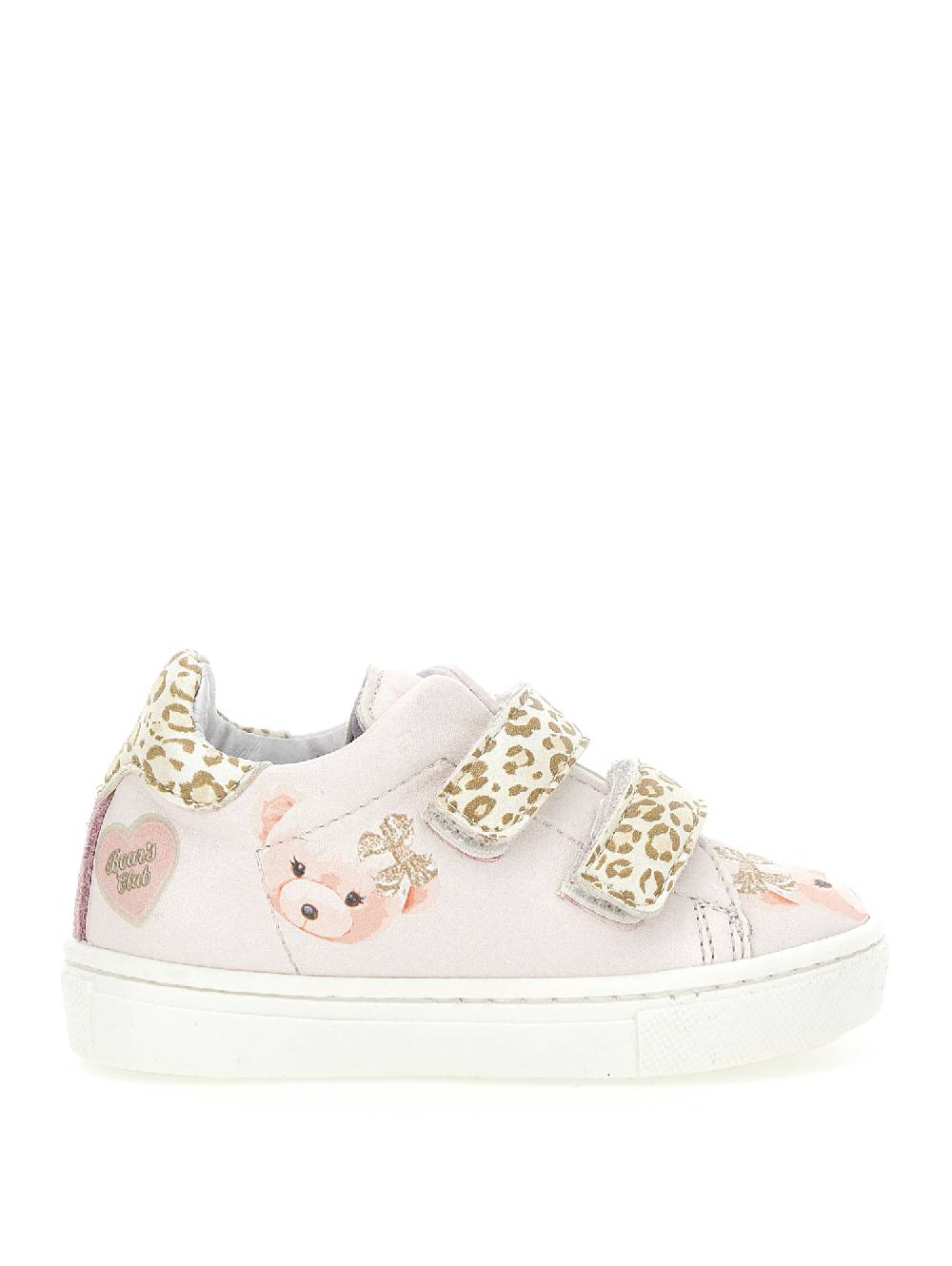 Monnalisa Sneakers tessuto spalmato stampa animalier