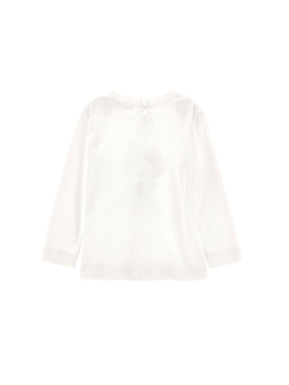 Monnalisa T-shirt Cotone Stampa Barboncino E Anemone