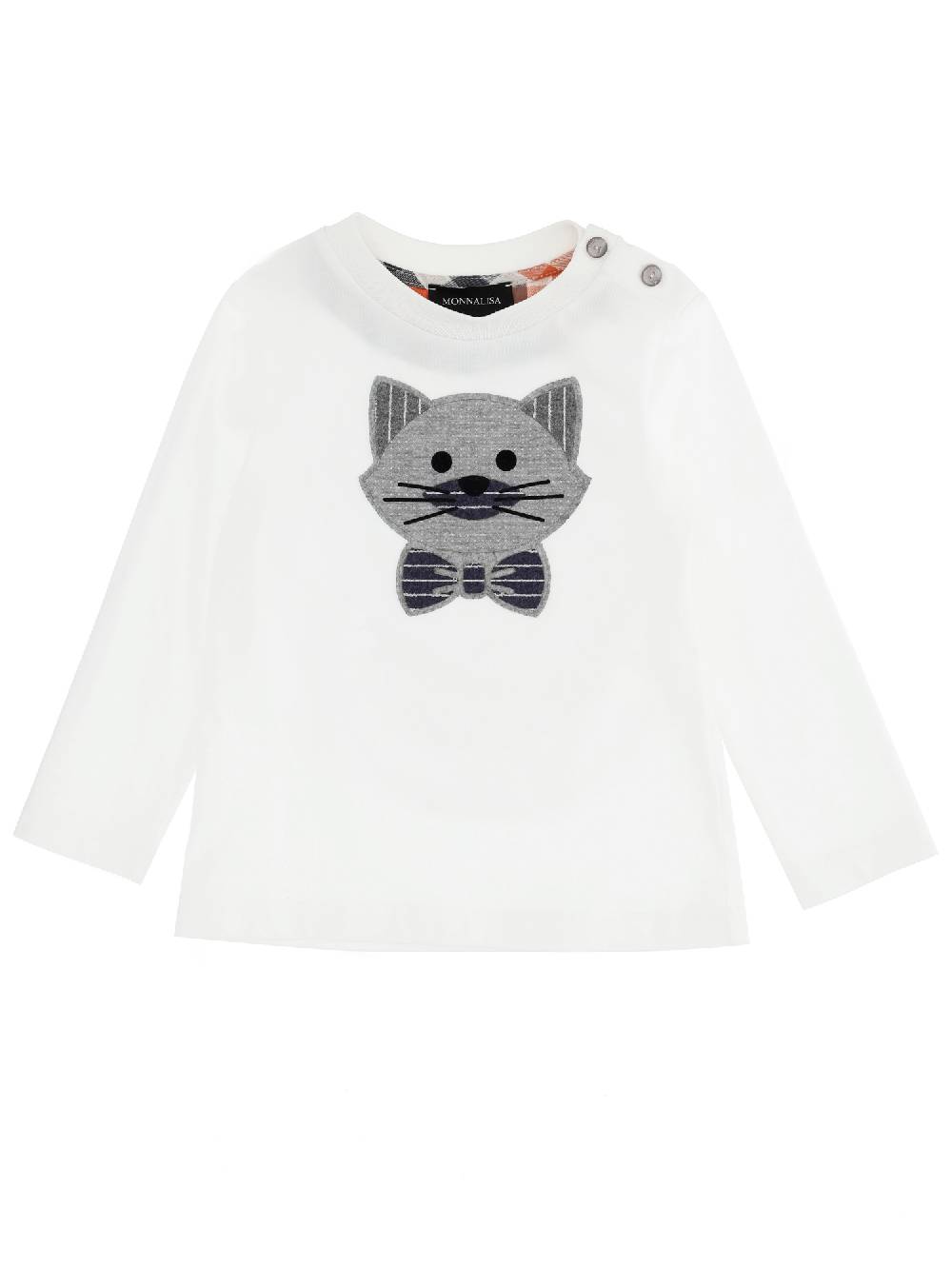 Monnalisa T-shirt jersey maniche lunghe Aristogatti