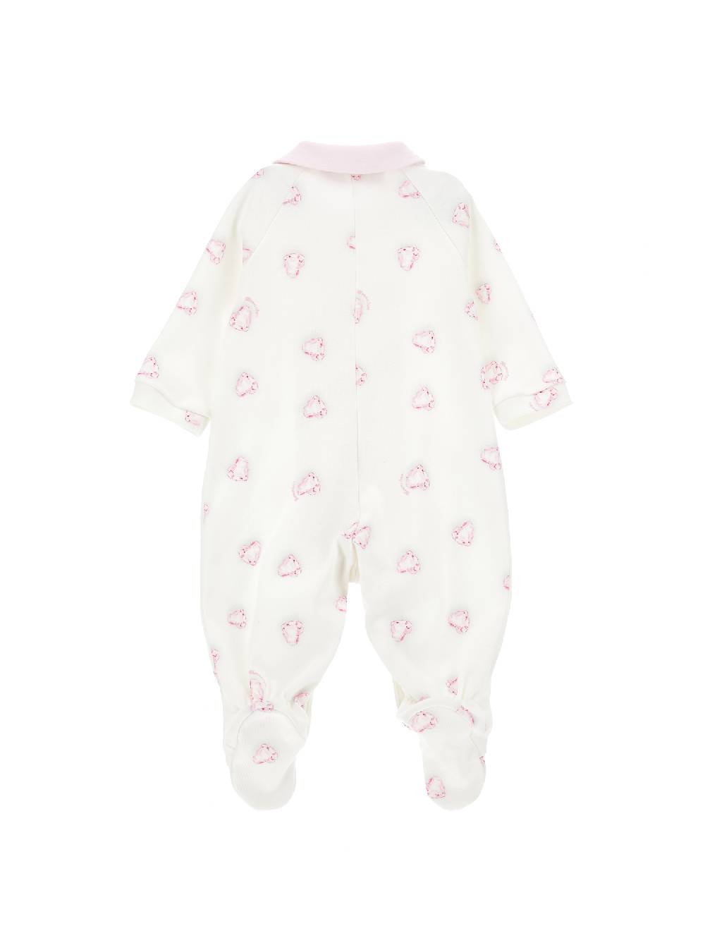 Monnalisa Tutina Aperta Con Colletto Stampa Cristalli