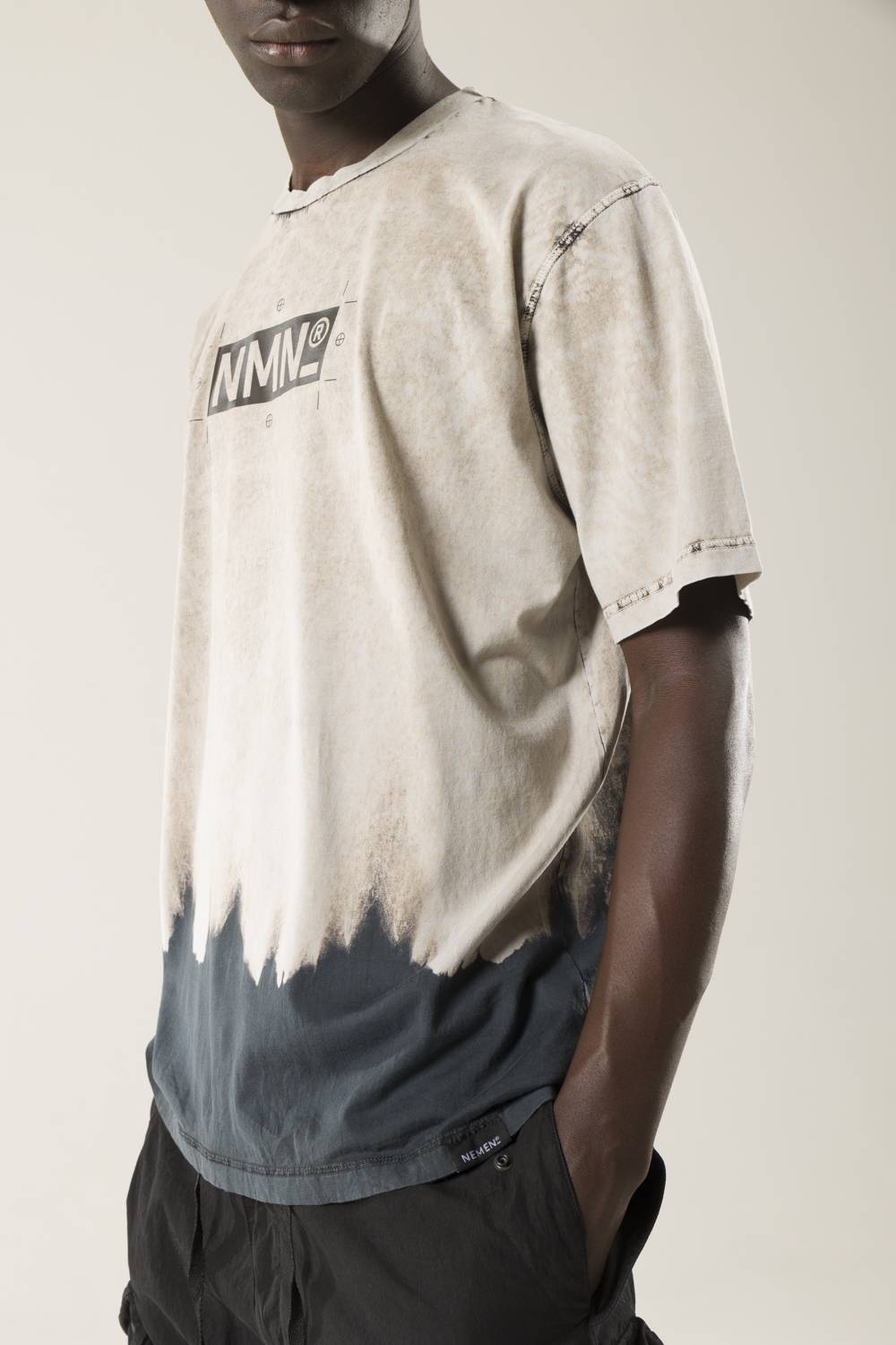 NemeN NMN_22140T_190 [NMN® LOGO DISCHARGED T-SHIRT]
