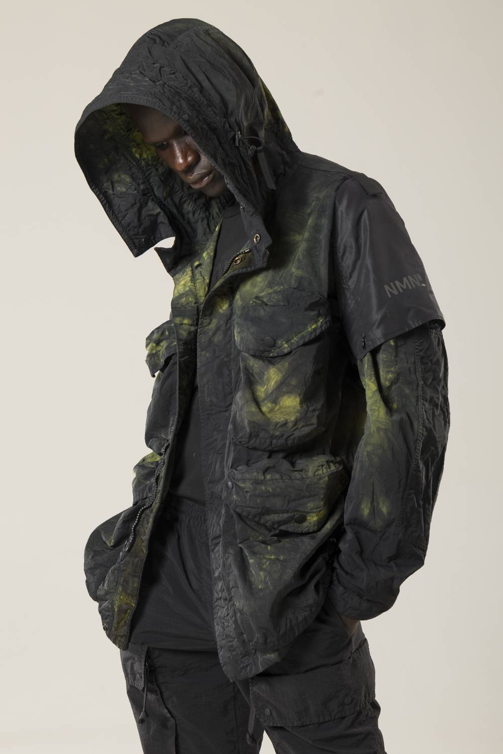 NemeN NMN_E22225_158 [TAPS TIE DYE MULTI-POCKET JKT]