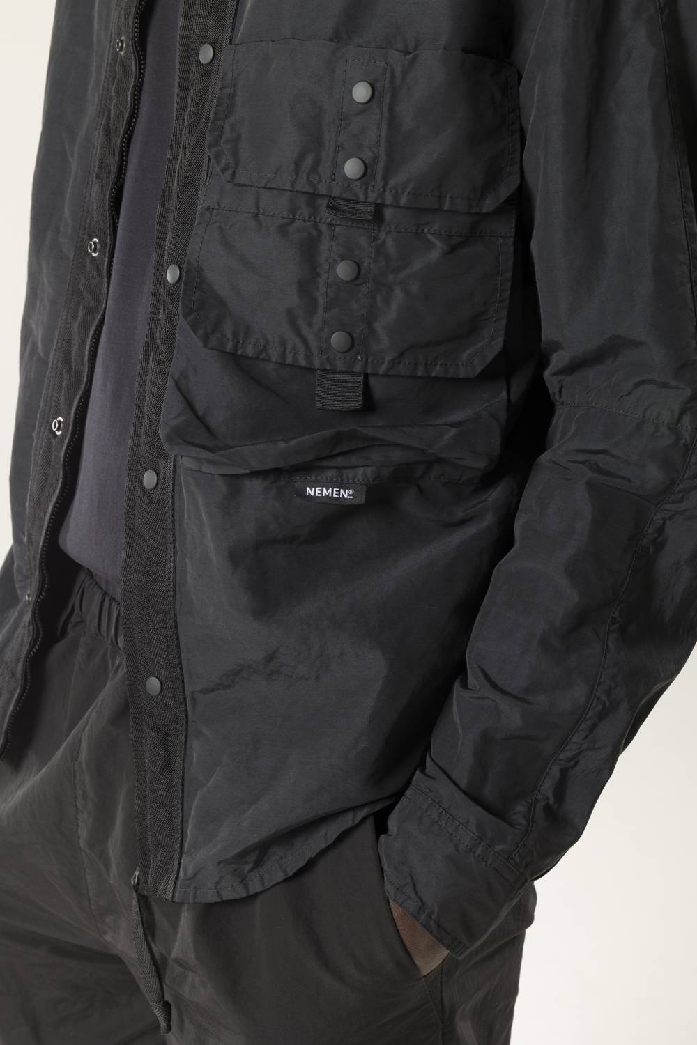 NemeN NMN_E22230_111 [CLEO ZIPPED CARGO SHIRT]