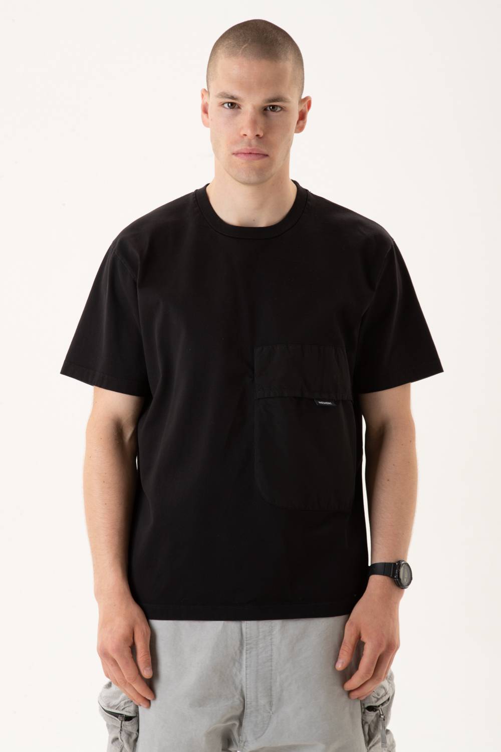 NemeN NMN_E23151T_111 [ASH JUMBO POCKET COMPACT TSHIRT]