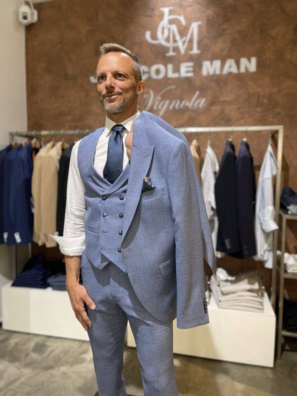 JCM Jey Coleman Abito Uomo Elegante Con Giacca Gilet E Pantalone Piero Giachi