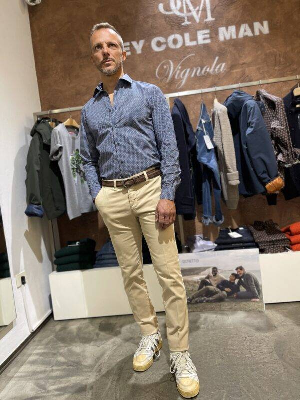 JCM Jey Coleman Camicia Uomo Fantasia Luca Argentieri