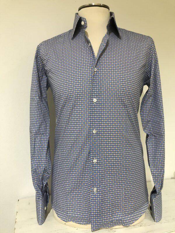 JCM Jey Coleman Camicia uomo microfantasia slim Fit