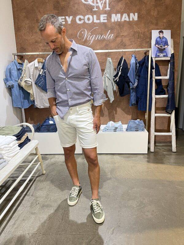 JCM Jey Coleman Camicia Uomo Slim Fit Fantasy Luca Argentieri