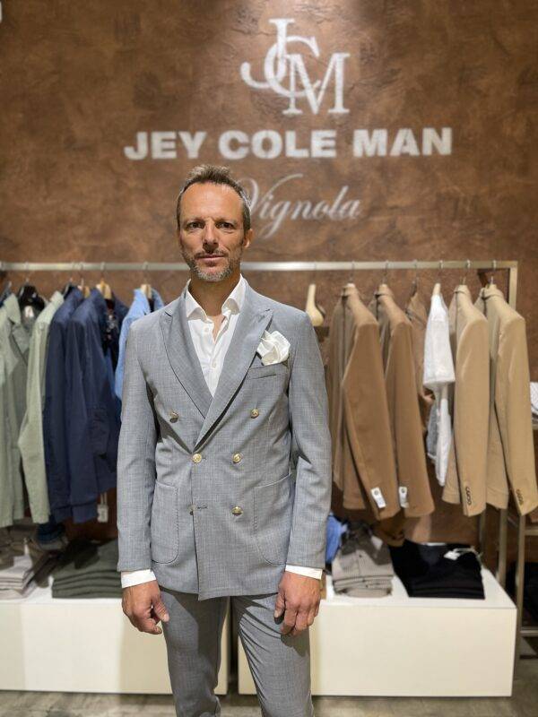 JCM Jey Coleman Giacca uomo elegante doppiopetto Exibit