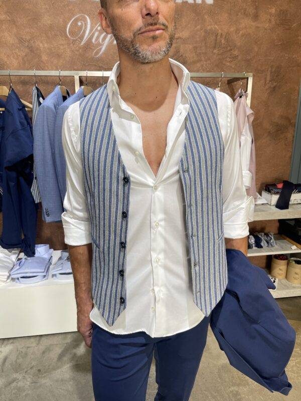 JCM Jey Coleman Gilet uomo elegante estivo Piero Giachi