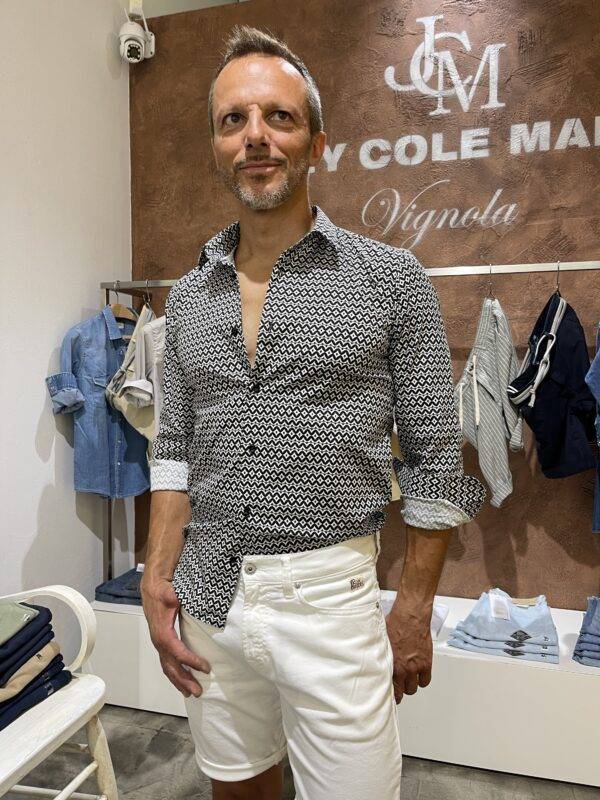 JCM Jey Coleman Camicia Uomo Fantasia Adb