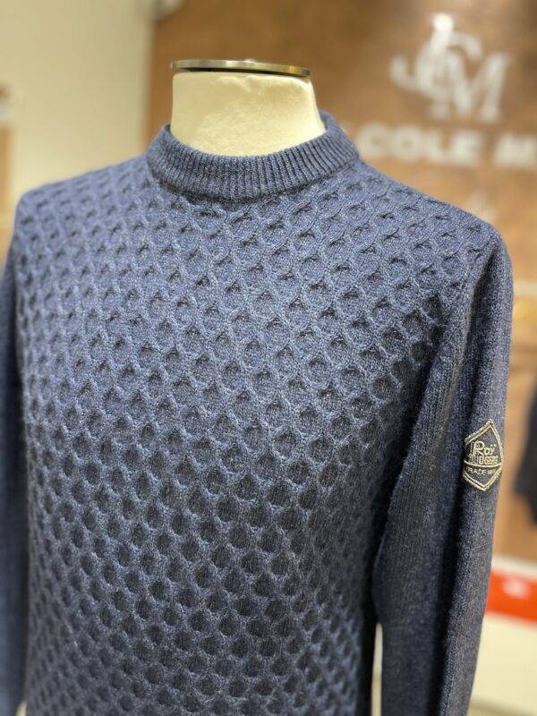 JCM Jey Coleman Maglia Uomo Girocollo Misto Lana E Cashmere Roy Roger’s