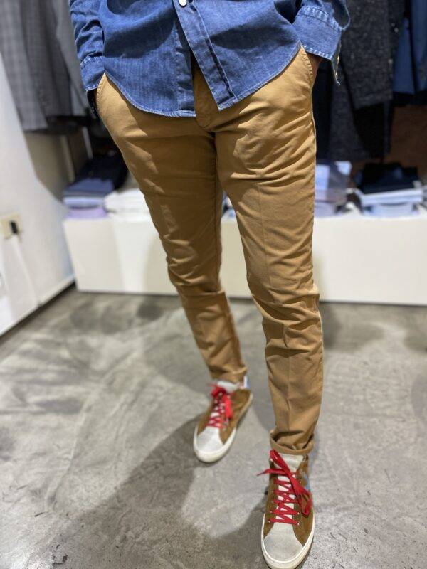 JCM Jey Coleman Pantalone uomo casual in gabardina Roy Roger’s