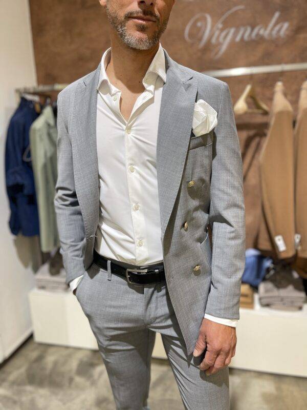 JCM Jey Coleman Pantalone Uomo Elegante Fresco Di Lana Exibit