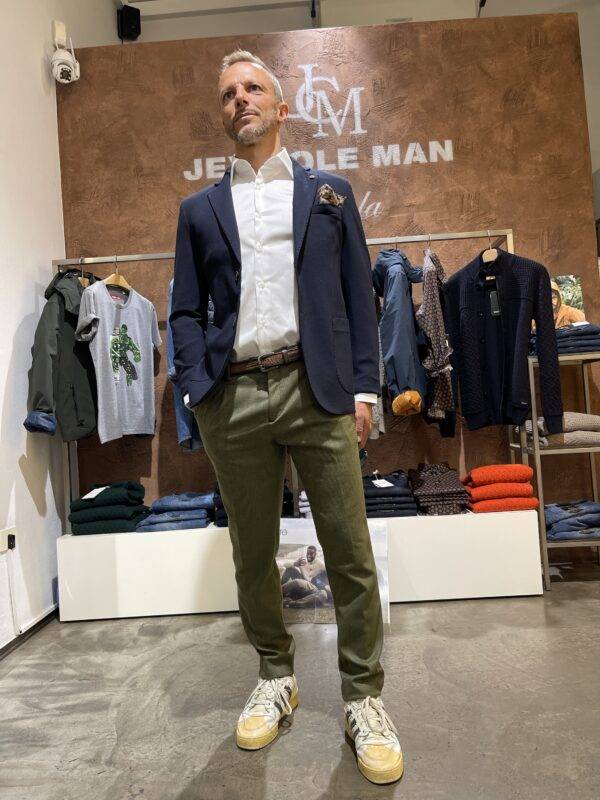 JCM Jey Coleman Pantalone Uomo Microfantasia Exibit