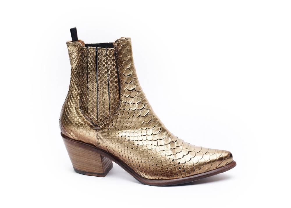 Jo Ghost Tronchetto Pitone Reticulatus Oro