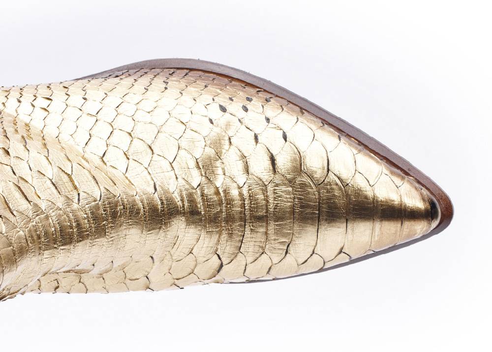 Jo Ghost Tronchetto Pitone Reticulatus Oro