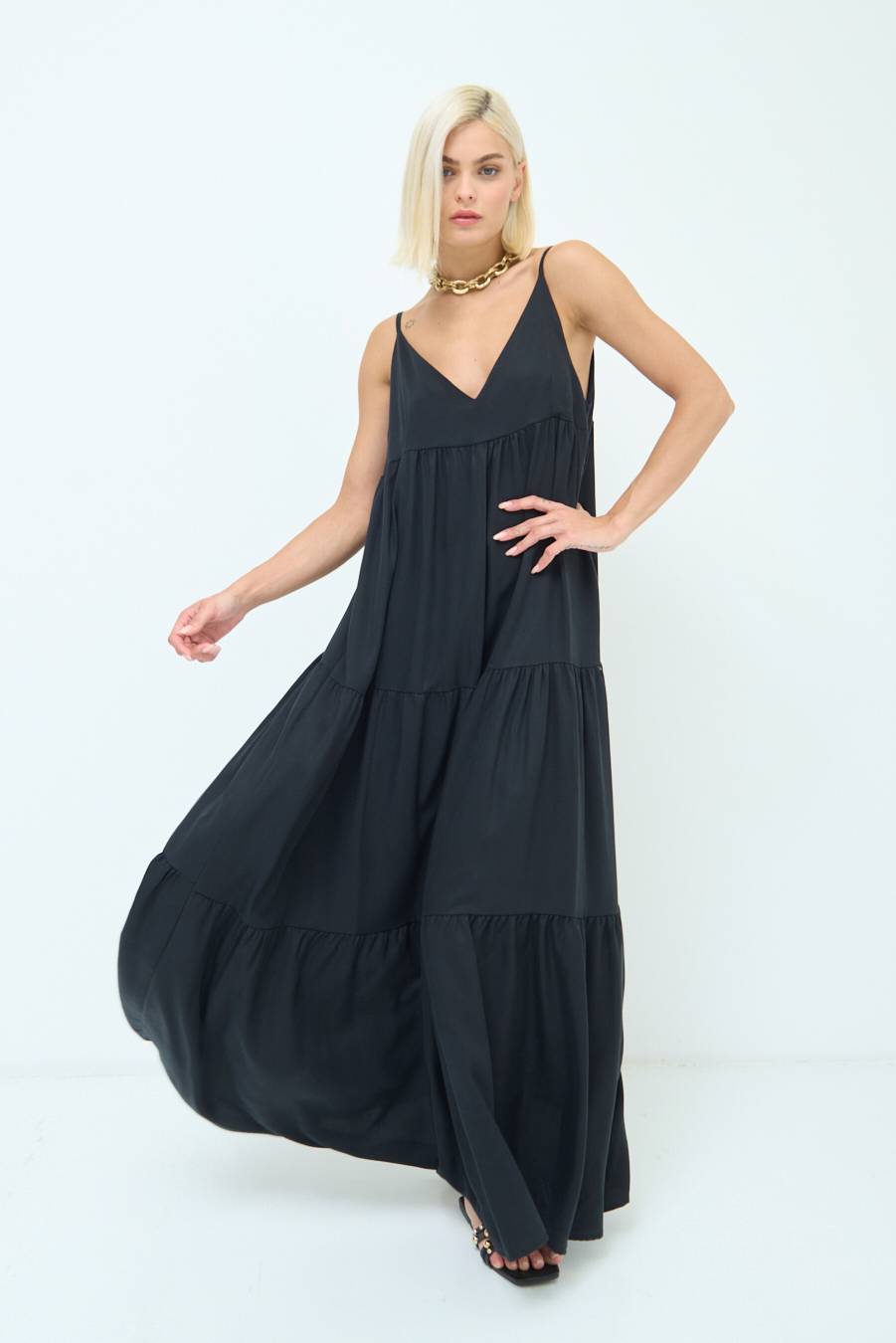 Kikisix ABITO AMPIO MAXI NERO
