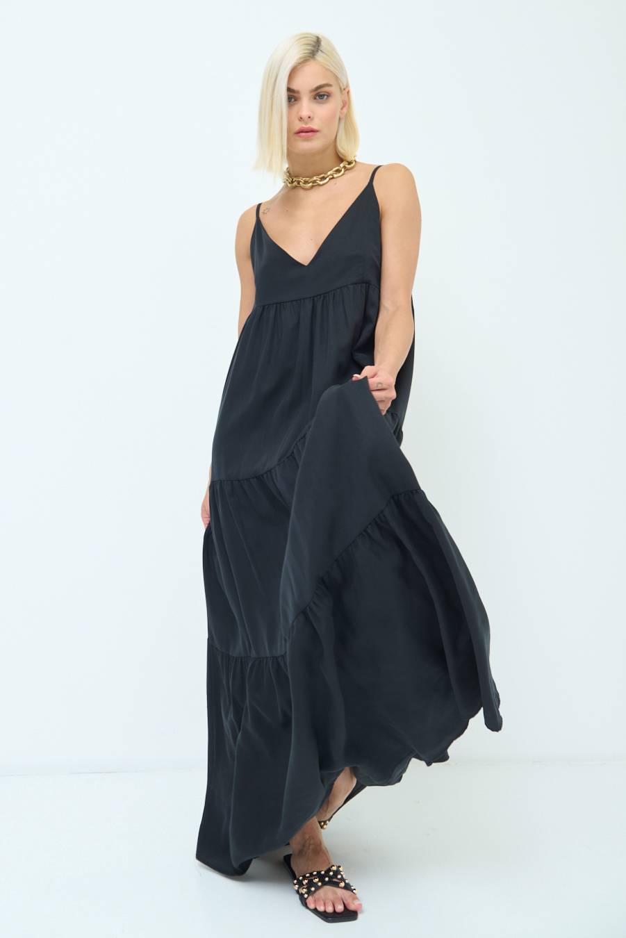 Kikisix ABITO AMPIO MAXI NERO