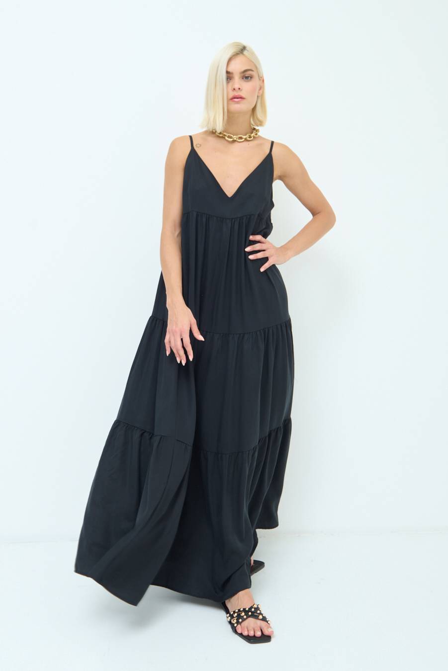 Kikisix ABITO AMPIO MAXI NERO