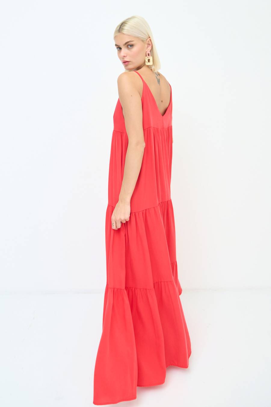 Kikisix ABITO AMPIO MAXI ROSSO