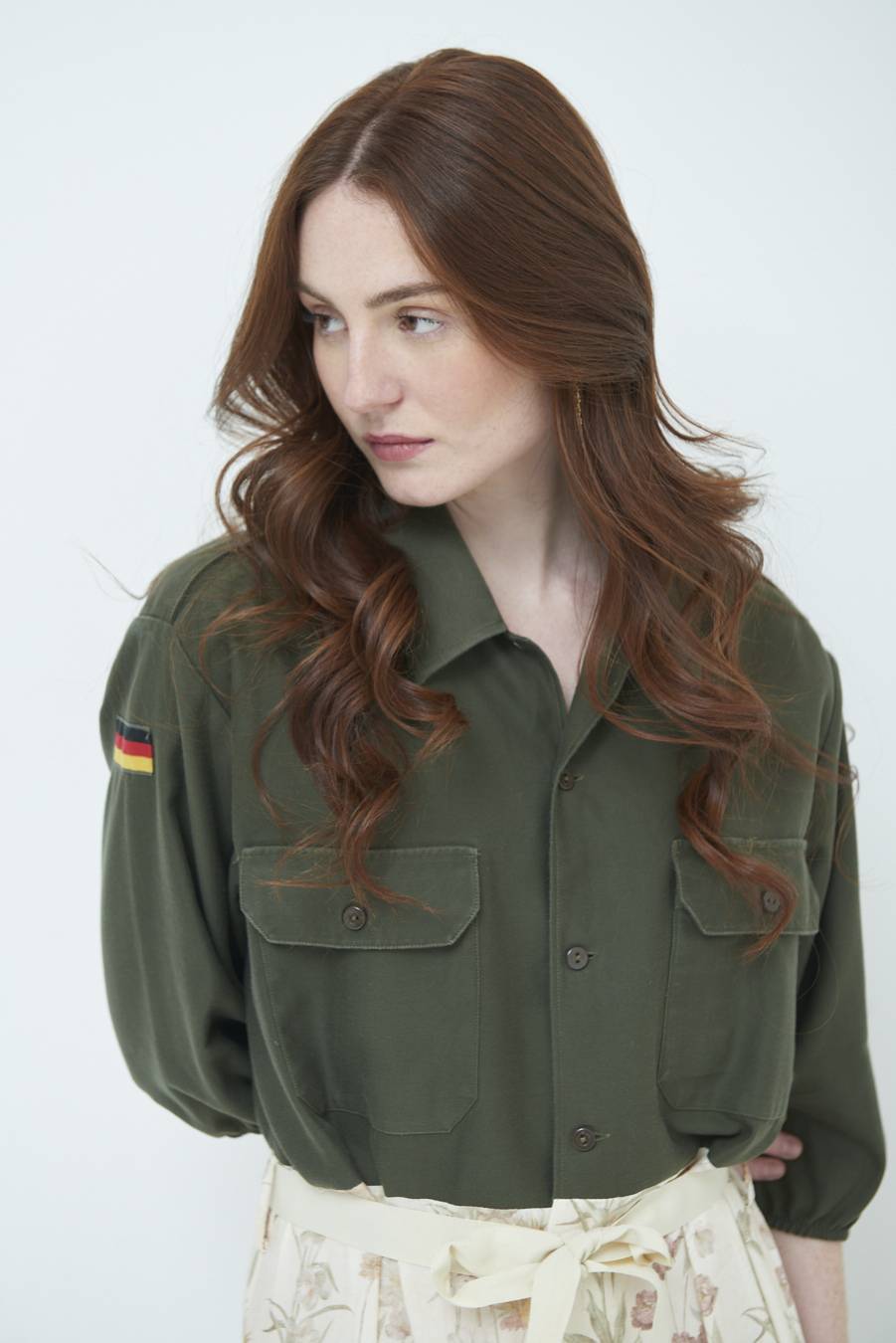 Kikisix ABITO GONNA FANTASIA VINTAGE BEIGE